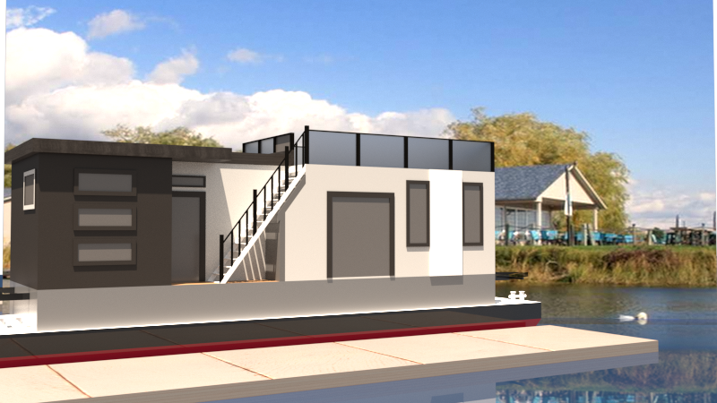 float house design